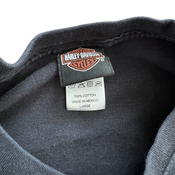 Vintage Y2K 2007 Harley Davidson Flaming Skull / Worn by Travis Scott - Picture 9 of 11